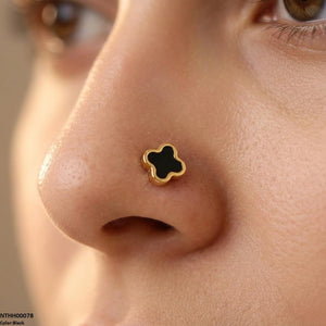 Flower Stainless Steel Nose Pin