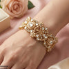 Oval/Tear Flower Adjustable Bangle