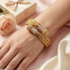 Oval Bracelets Set