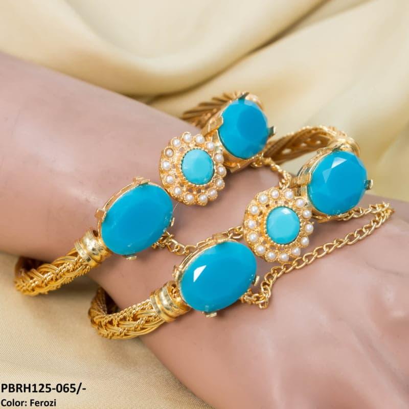 Flower/Bezza Hand Bangles Pair