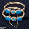 Flower/Bezza Hand Bangles Pair