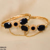 Flower/Bezza Hand Bangles Pair