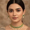 Rectangle Pearl Choker Set
