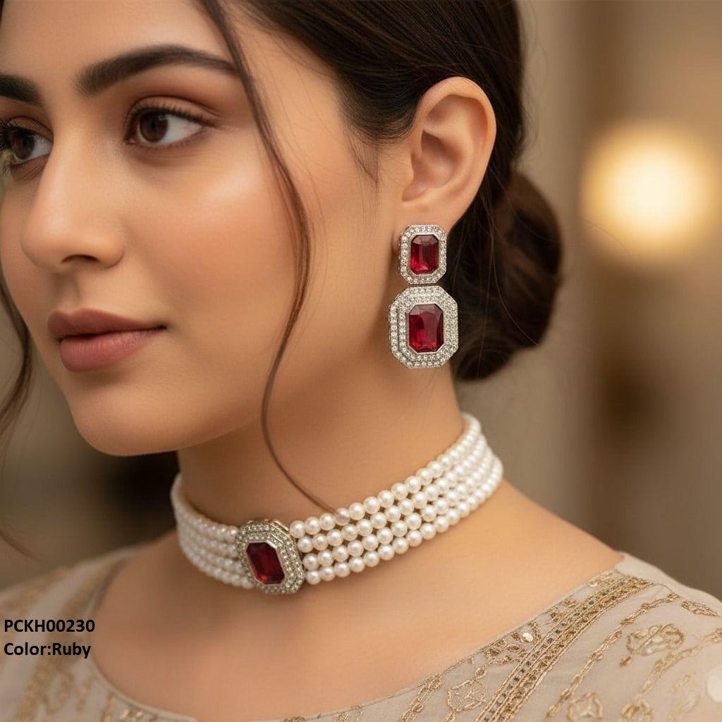 Rectangle Choker Set