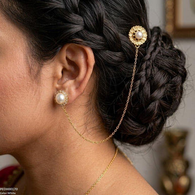 Ear Long Chain Hiar Cuff Earrings