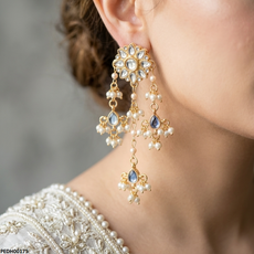 Round/Tear Pearl Drop Earrings