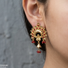 Flower Bell Drop Earrings