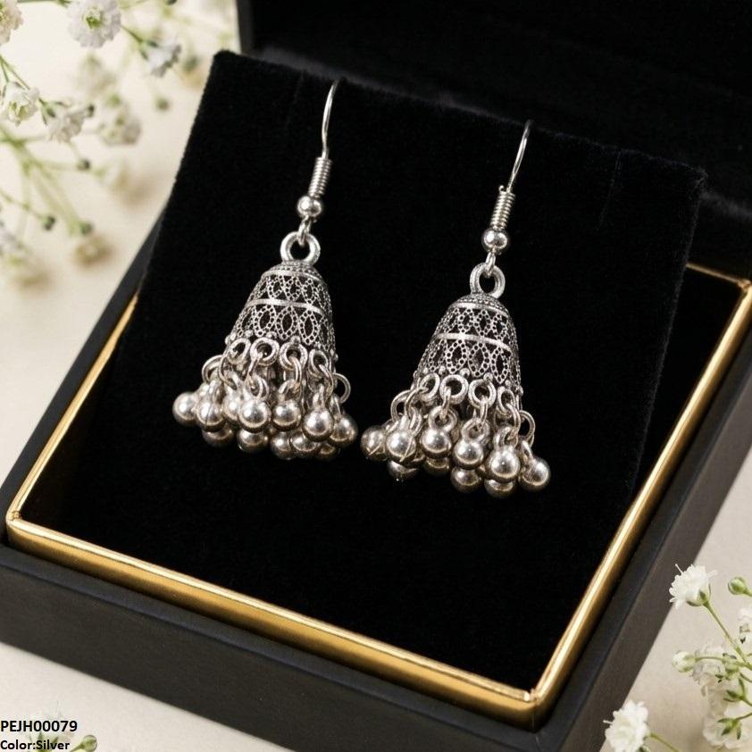 Round Pearl Drop Jhumki
