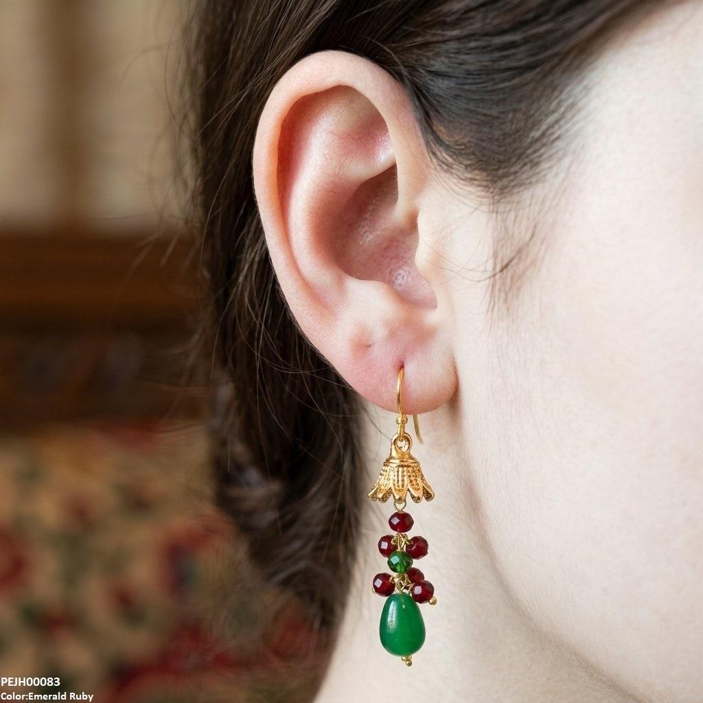 Round Pearl Drop Jhumki