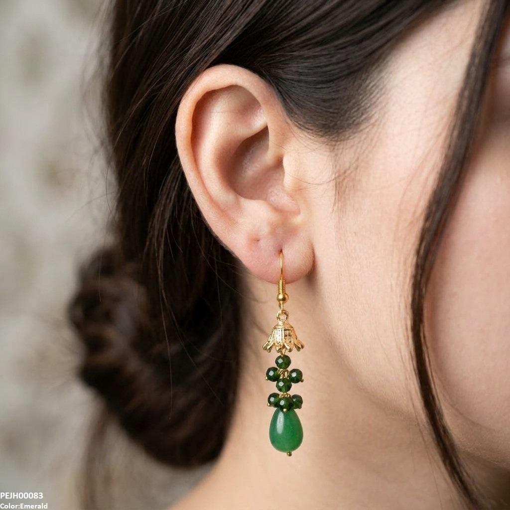 Round Pearl Drop Jhumki