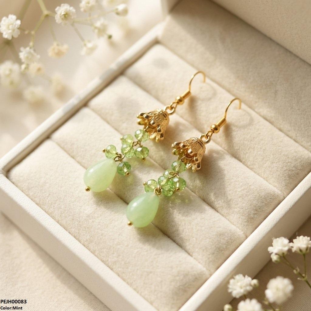 Round Pearl Drop Jhumki