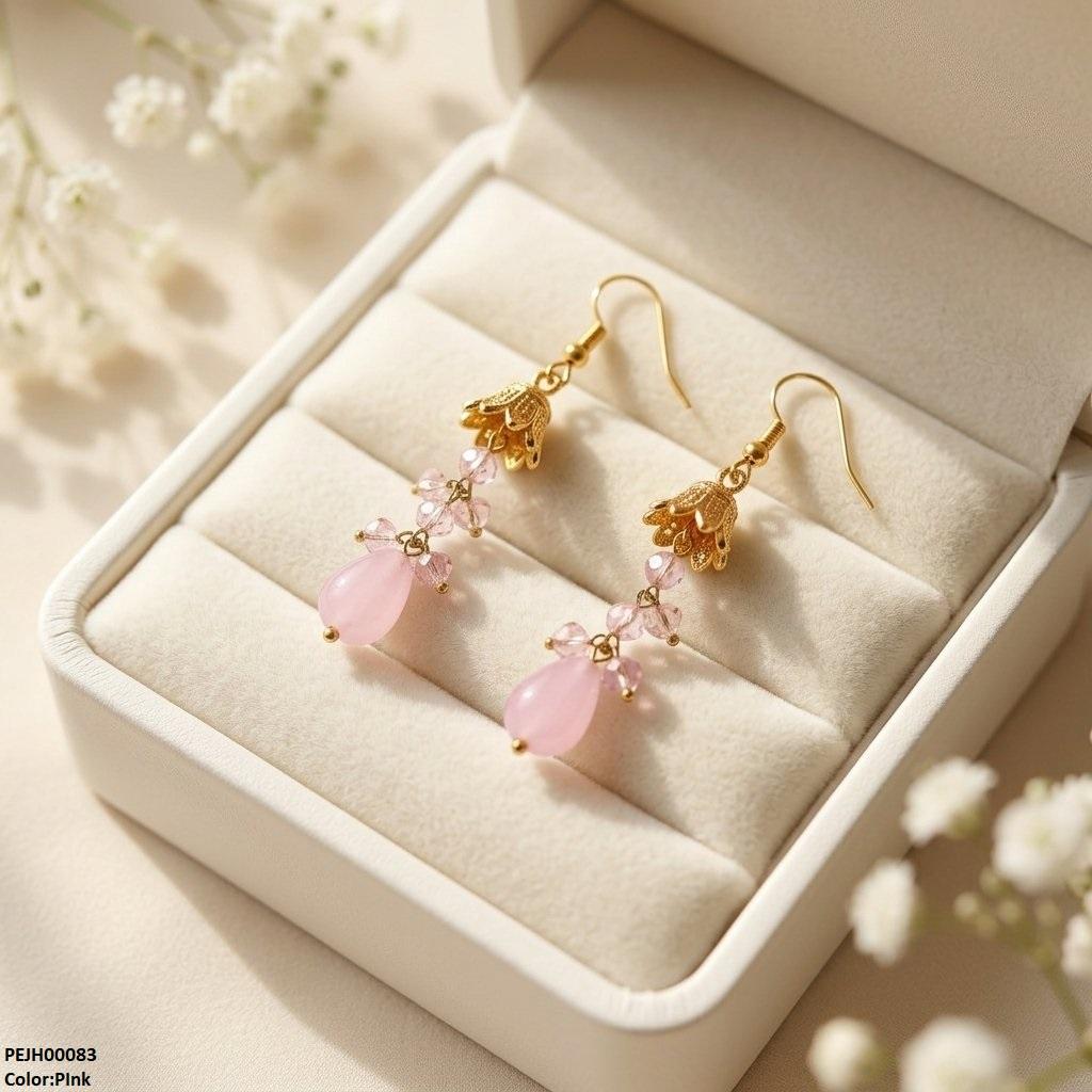 Round Pearl Drop Jhumki