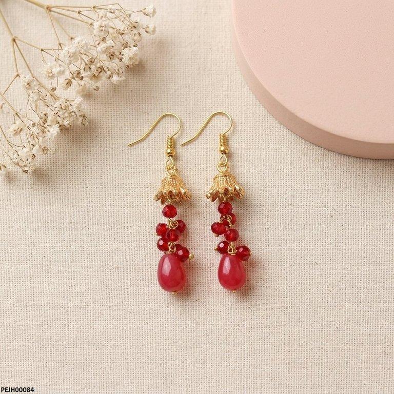 Round Pearl Drop Jhumki