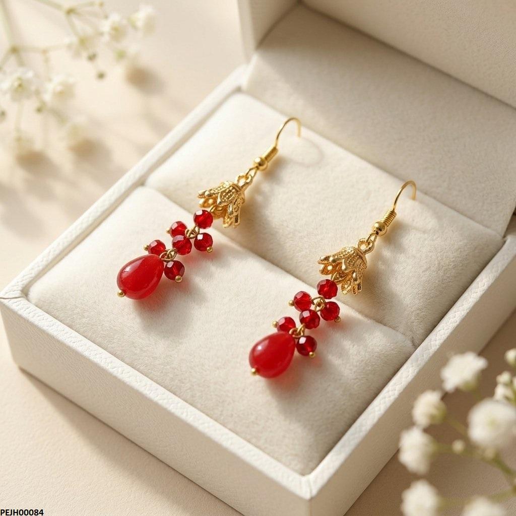 Round Pearl Drop Jhumki