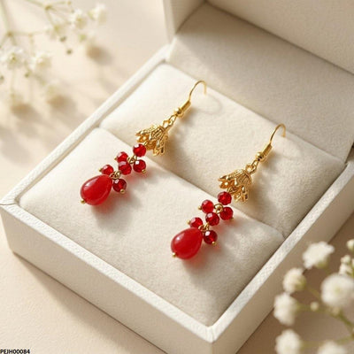 Round Pearl Drop Jhumki