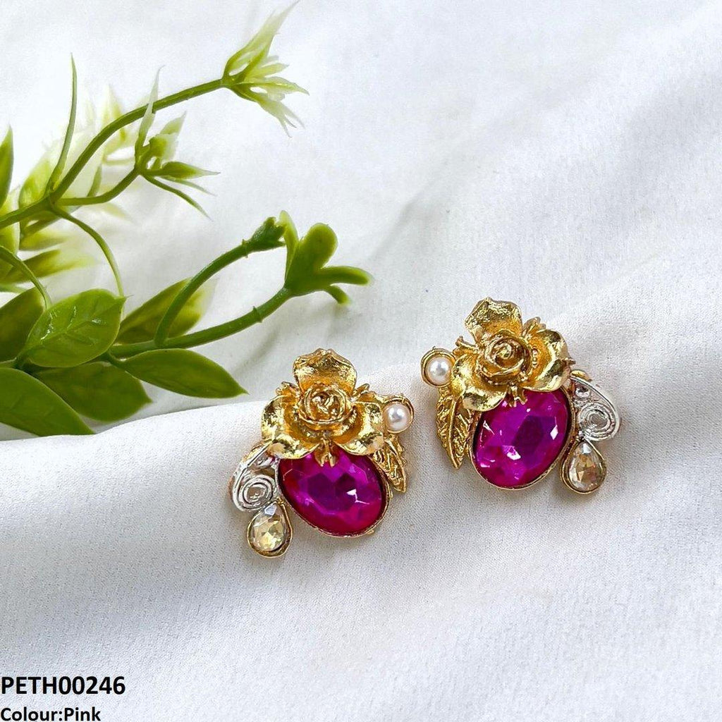 Oval Flower Tops Pair