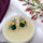 Square Flower Leaf Tops Pair