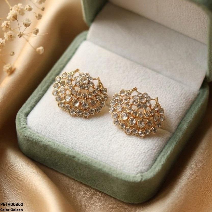 Moon Round Stone Tops Pair