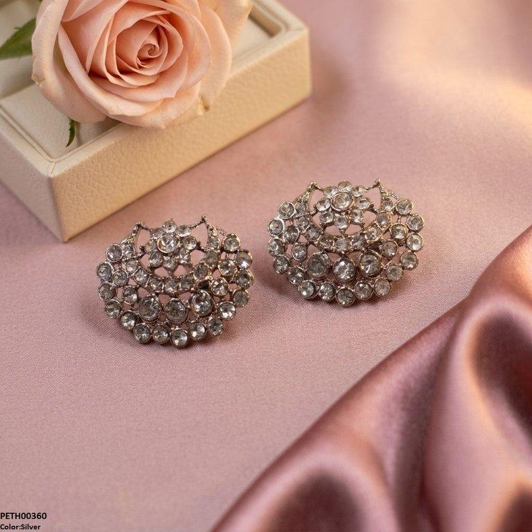 Moon Round Stone Tops Pair