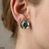 Oval Stone Tops Pair
