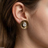 Oval Stone Tops Pair