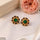 Round Stone Tops Pair