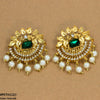 Leaf Stud Tops Pair