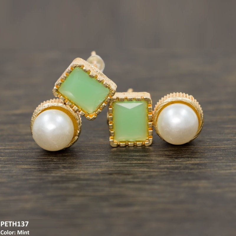 Pearl Cushion Border Tops Pair