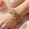 Oval/Tear Flower Adjustable Bangle