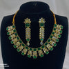 Reactangle/Oval Tear Necklace Set