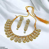 Reactangle/Oval Tear Necklace Set