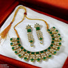 Reactangle/Oval Tear Necklace Set