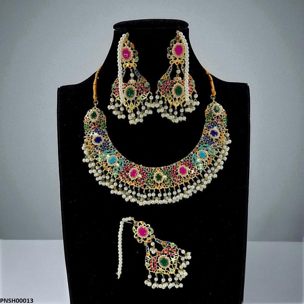 Oval Multi Necklace Set