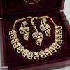 Leaf Round Necklace Set