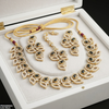 Leaf Round Necklace Set