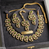 Leaf Round Necklace Set