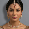 Leaf Round Necklace Set