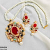 Tear Oval Pendant Set