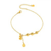 Stainless Steel Coin Single Anklet