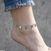 Stainless Steel Round Drop Foot Anklet