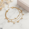 Layeard Pearl Drop Single Anklet