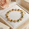 Flower Stone Single Anklet