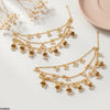 Round Pearl Bell Drop Pair Sahara