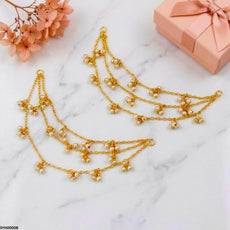 Round Pearl Drop Pair Sahara