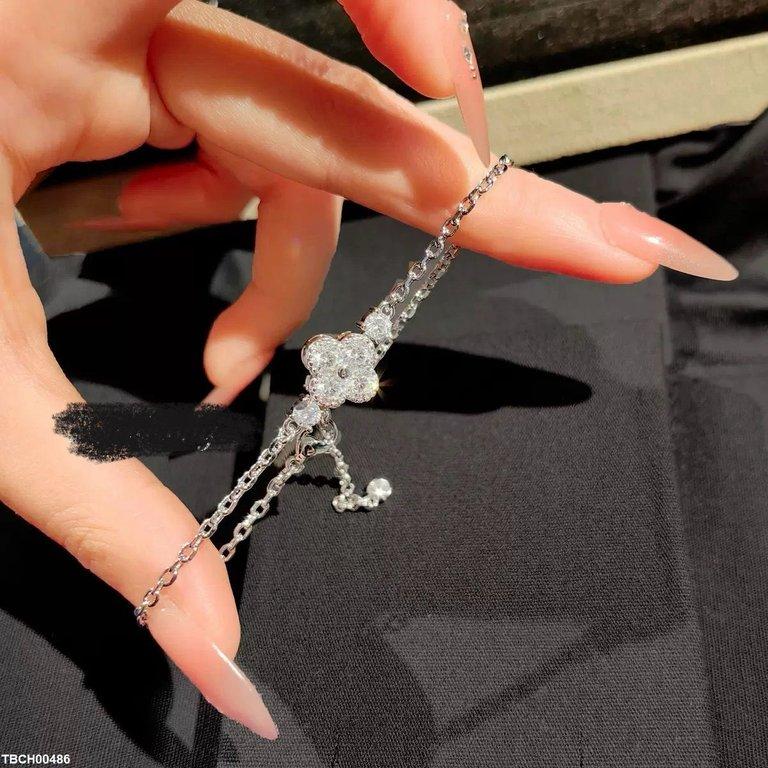 Flower Zircon Bracelet Adjustable