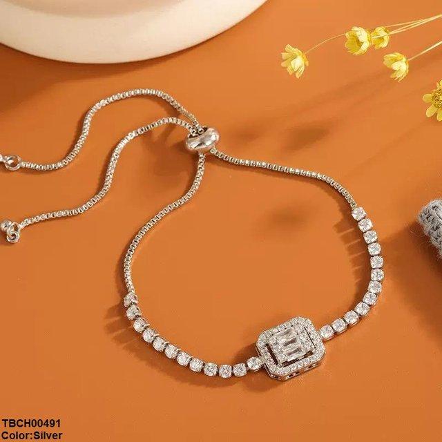 Square Stone Bracelet Adjustable