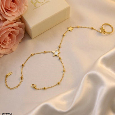 Stainless Steel Star Angla Bracelet Adjustable