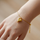 Stainless Steel Heart Drop Bracelet