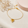 Stainless Steel Heart Drop Bracelet