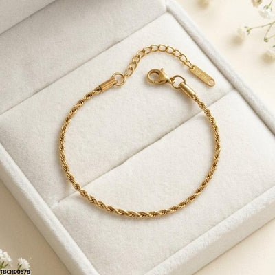Rope Stainless Steel Bracelet Adjustable